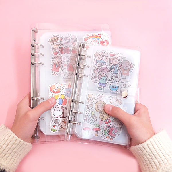 The BEST 2 Ring Binder for Stickers - the PERFECT Way to Organize Your Deco  Stickers! 🌈📔 