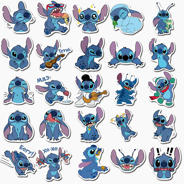 Stitch Stickers 50 Pcs Set — A Lot Mall