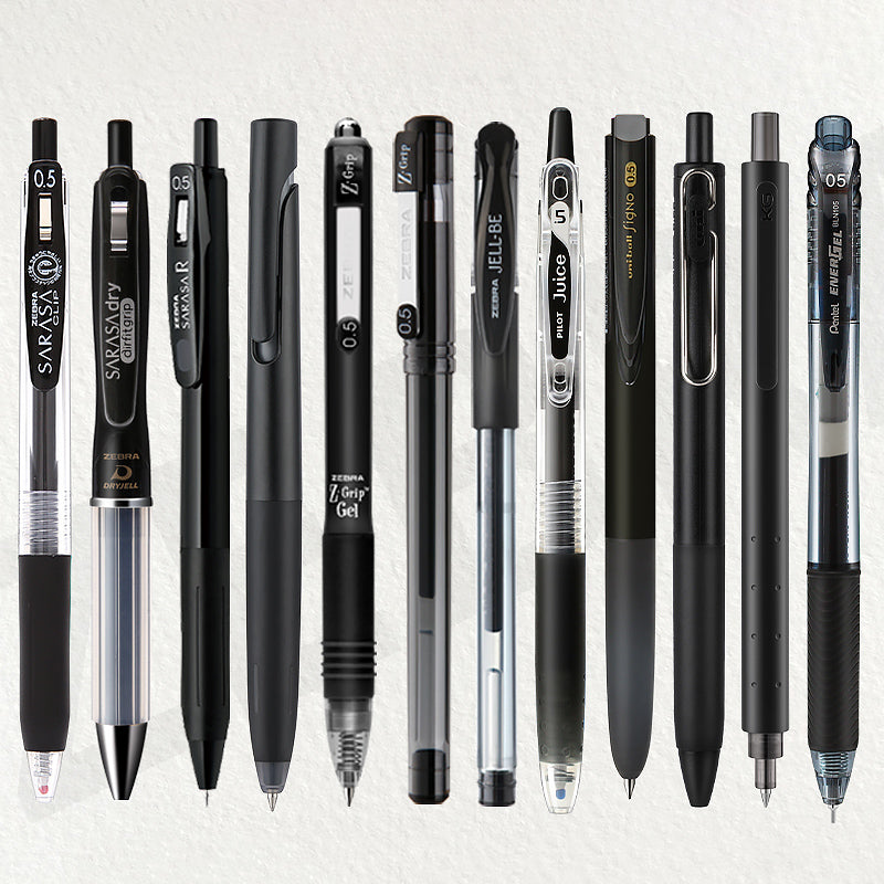 The Best Gel Pen Brand Pack ZEBRA PILOT uni-ball Pentel