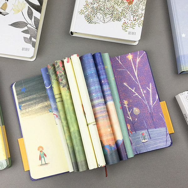 The Little Prince Illustration Thick Page Personal Journal Notebook
