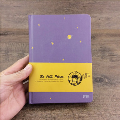 The Little Prince Illustration Thick Page Personal Journal Notebook, Purple