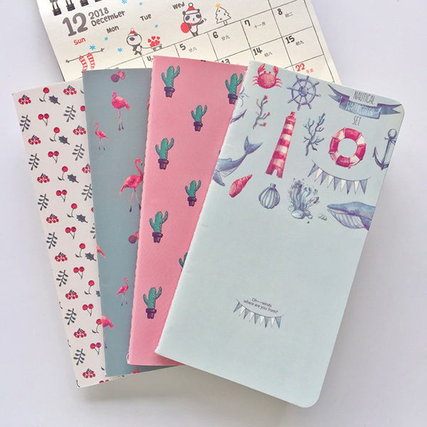 Tiny Blank Page Notebook Planner Pack, All 5 Notebooks Pack