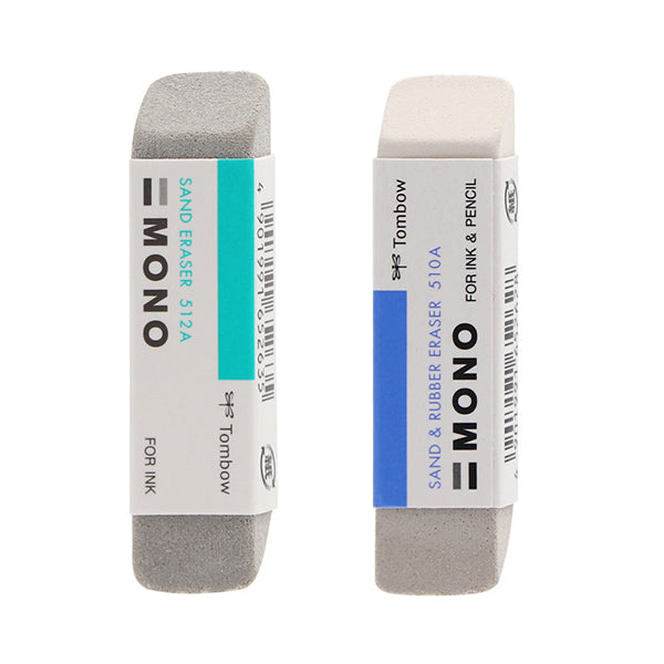 Tombow Mono Sand and Rubber Eraser for Ink and Pencil 2 Pcs Pack — A Lot  Mall