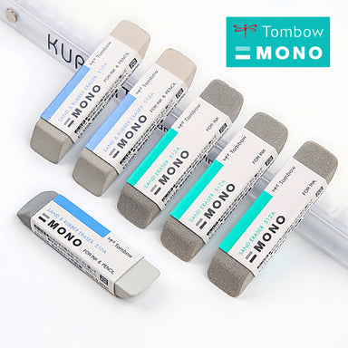 Tombow Mono Sand and Rubber Eraser for Ink and Pencil 2 Pcs Pack