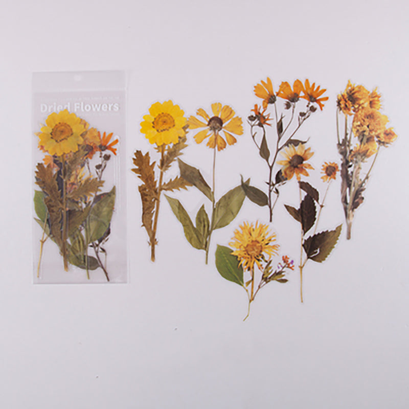 Translucent Botanical Flowers, Ferns and Leaves Stickers — A Lot Mall