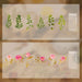 Translucent Botanical Flowers, Ferns and Leaves Stickers