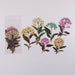 Translucent Botanical Flowers, Ferns and Leaves Stickers, 1