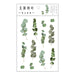 Translucent Botanical Plant Flower Stickers, 6