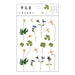 Translucent Botanical Plant Flower Stickers, 4