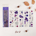 Translucent Floral Stickers, 2