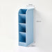 Translucent Pencil Stationery Holder Desk Organizer, Rectangle / Pastel Blue