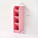 Translucent Pencil Stationery Holder Desk Organizer, Rectangle / Pastel Pink