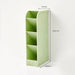 Translucent Pencil Stationery Holder Desk Organizer, Rectangle / Pastel Green