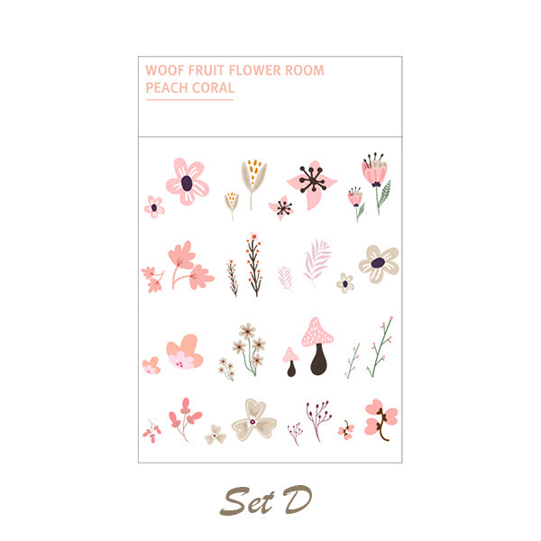 Translucent Seasonal Floral Stickers — A Lot Mall