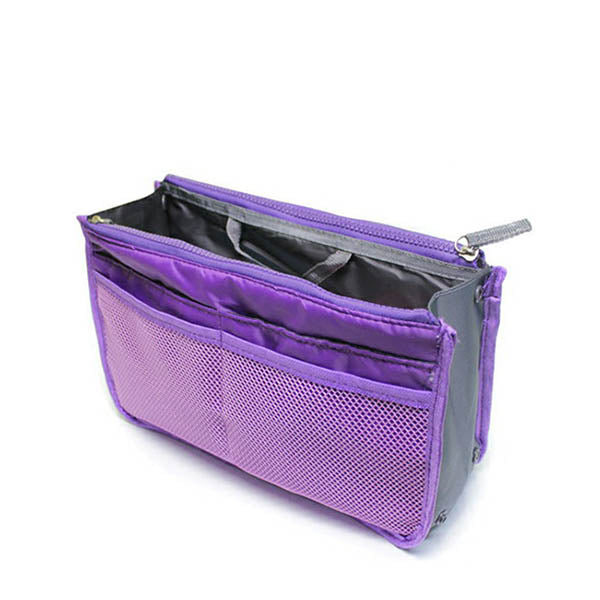 Travel Cosmetic Organizer Bag, Purple