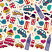 Travel Journal London Style Stickers, 1 Set - 20 pieces