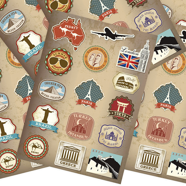 Suitcase Stickers Printable
