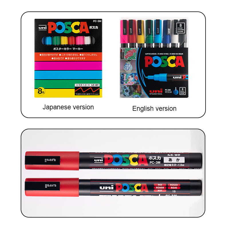 Posca PC-5M Water Based Permanent Marker Paint Pens Italy