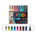 Uni POSCA Acrylic Paint Marker Pen 7/8 Colors Set, Basic / 5M