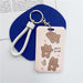Vertical Card Holder with Lanyard, Bear (Type 3)