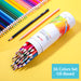 Watercolor Oil-Based Colored Pencil 12/24/36/48 Colors Set, 36 Pcs Oil-Based Set