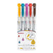 Zebra Mildliner Double Ended Brush Pen 5 Colors Set, Assorted Warm Color