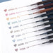 Zebra Sarasa Clip Vintage Colors Retractable Gel Pen 0.5mm 5 Colors / Set