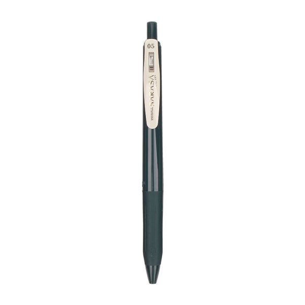 Zebra Sarasa Clip Vintage Colors Retractable Gel Pen 0.5mm 5 Colors / Set, Green Black