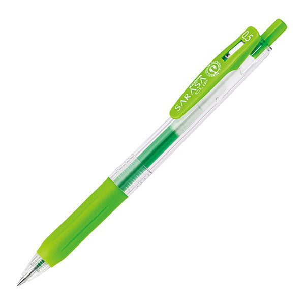 Zebra Sarasa Neon Color Clip Retractable Gel Pen 0.5mm 5 Colors