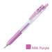 Zebra Sarasa Milk Color Clip Retractable Gel Pen 0.5mm 8 Colors, Milk Purple
