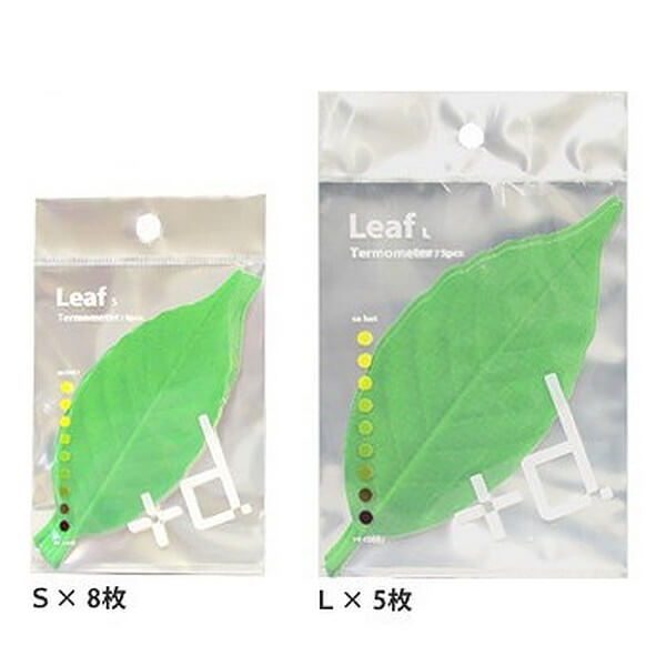 '+d Leaf Thermometer, Large (5 pieces)